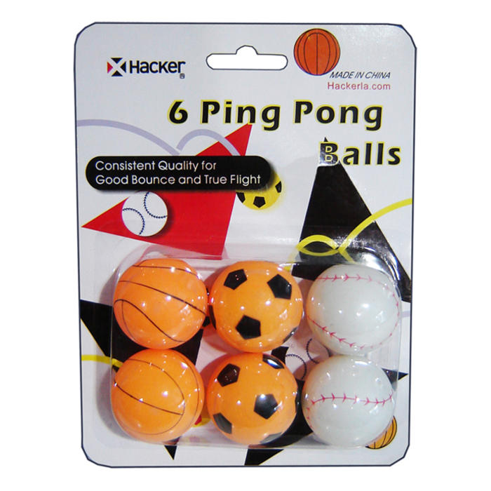 hackerla - Pelotas de Ping Pong Basquet-Futbol-Baseball 1*