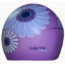 Gorra De Natacion HKR - Silicone Flower - rosa