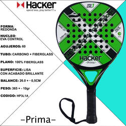 Paleta de Padel Hacker LVL-1 Prima
